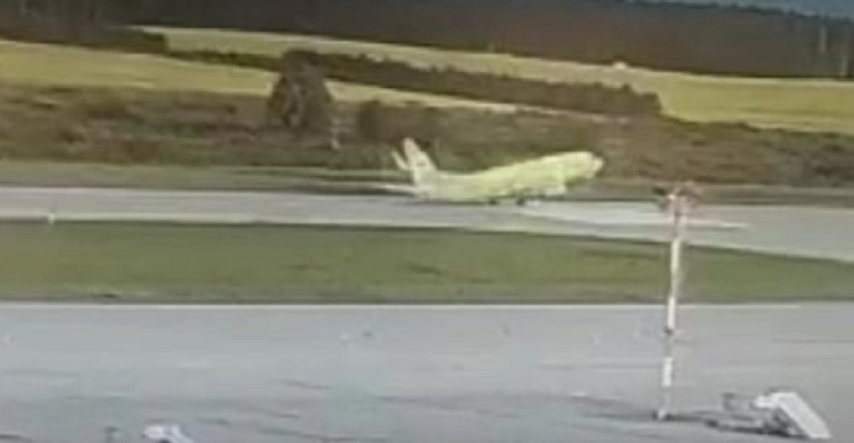 VIDEO Za dlaku izbjegnuta tragedija prilikom uzlijetanja aviona u Moskvi